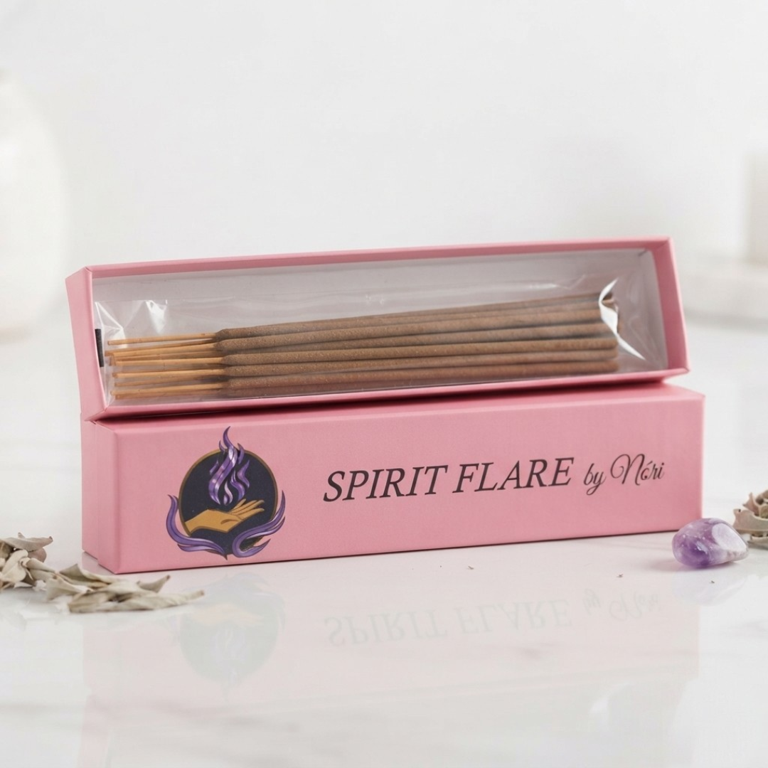 Spirit Flare Palo Santo füstölőpálca prémium kivitelben, pink díszdobozban