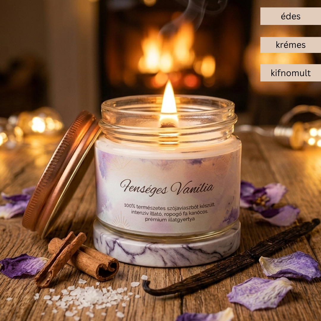 Fenséges Vanília-illatgyertya